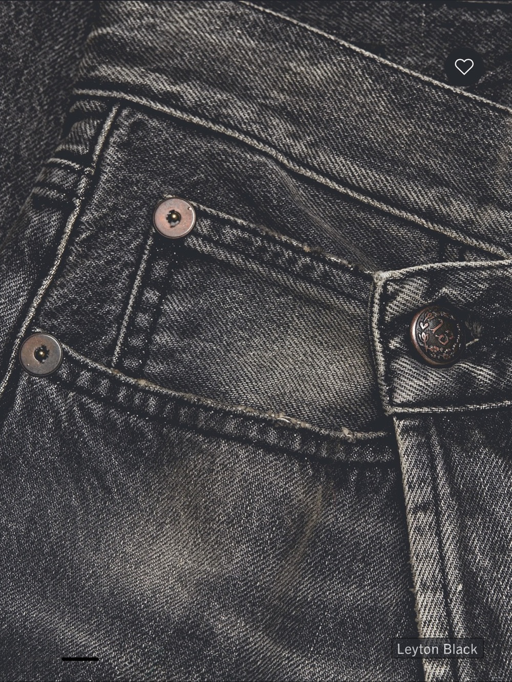 R13 Women’s Black Washed Jeans Crossover - Picture 4 of 8